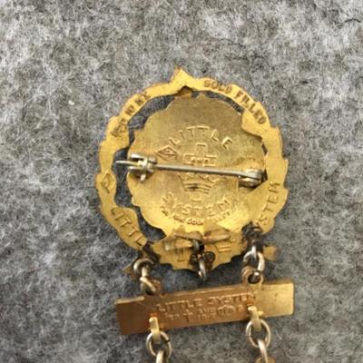 Vintage Gold filled Church of god pins