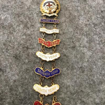 Vintage Gold filled Church of god pins