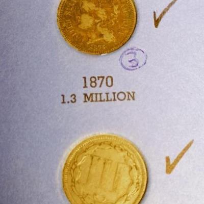 TWO CENT AND NICKEL THREE CENT