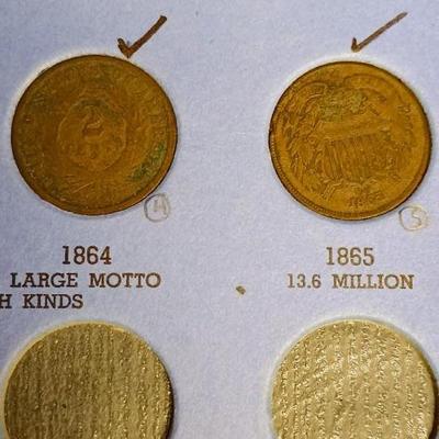 TWO CENT AND NICKEL THREE CENT