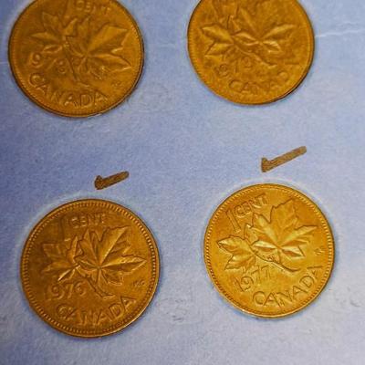 CIVIL WAR, CANADIAN AND US PENNIES
