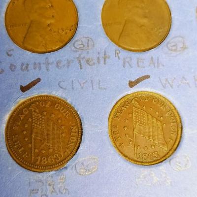 CIVIL WAR, CANADIAN AND US PENNIES