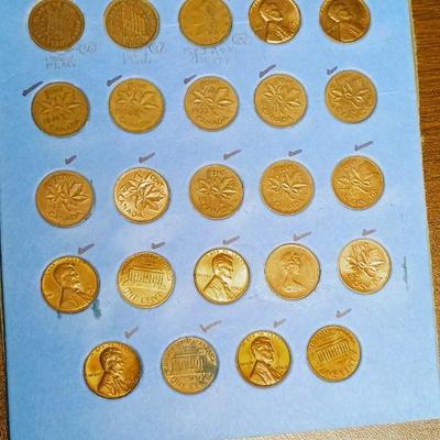 CIVIL WAR, CANADIAN AND US PENNIES