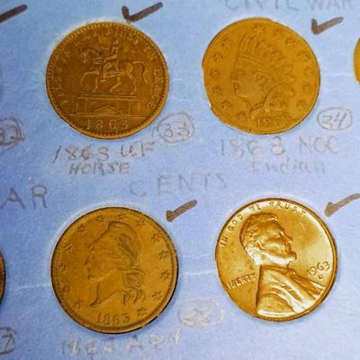 CIVIL WAR, CANADIAN AND US PENNIES