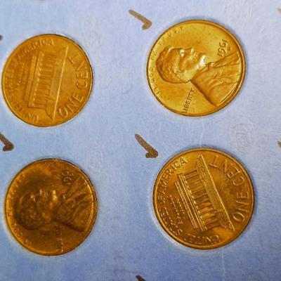 OLD US AND CANADIAN PENNIES
