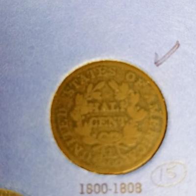 A COLLECTION OF OLD US COINS