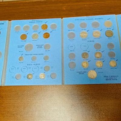 A COLLECTION OF OLD US COINS