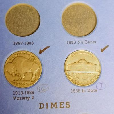 A COLLECTION OF OLD US COINS