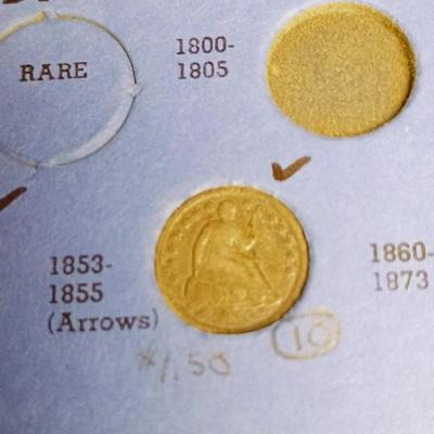 A COLLECTION OF OLD US COINS