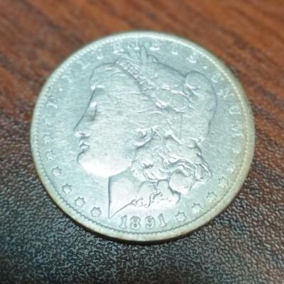 1891-O & 1894-S MORGAN SILVER DOLLARS