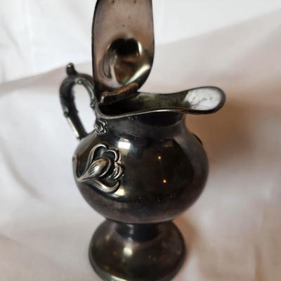 Victor Silver Plate Lidded Pitcher