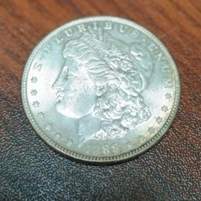 1888-S MORGAN SILVER DOLLAR