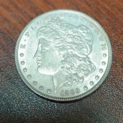 1889 MORGAN SILVER DOLLAR