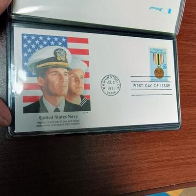 P-40 WARHAWK $50 SILVER PROOF COIN, WWII FIRST DAY OF ISSUE & HER0ES OF DESERT STORM