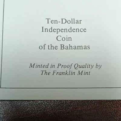TEN-DOLLAR INDEPENDENCE COIN 750 GRAINS OF STERLING SILVER