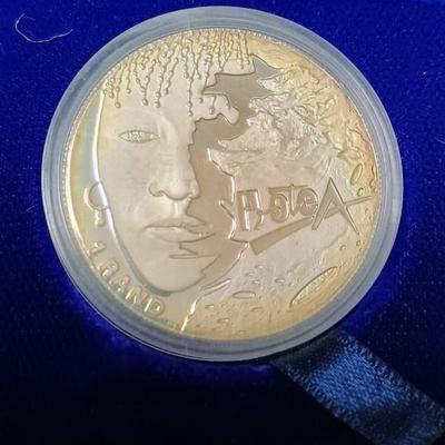 2 SILVER PROTEA COINS
