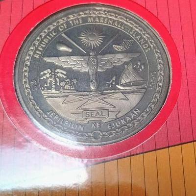 "THE OPENING OF THE BERLIN WALL" .999 SILVER MEDAL AND US HALF DOLLAR AND GERMAN COIN