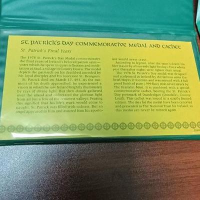 $5 COOK ISLAND COIN & .999 SILVER ST PATRICK'S DAY COIN