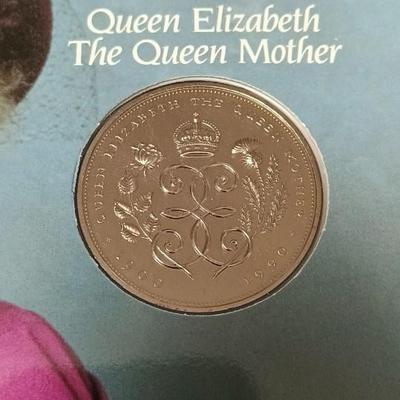 $10 INDEPENDENCE COIN W/750 GRAINS OF .925, QUEEN ELIZABETH THE CROWN MEDAL