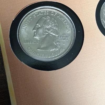 THOMAS EDISON SILVER DOLLAR & EYEWITNESS TO HISTORY COINS AND FIRST DAY ISSUE