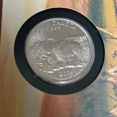 THOMAS EDISON SILVER DOLLAR & EYEWITNESS TO HISTORY COINS AND FIRST DAY ISSUE