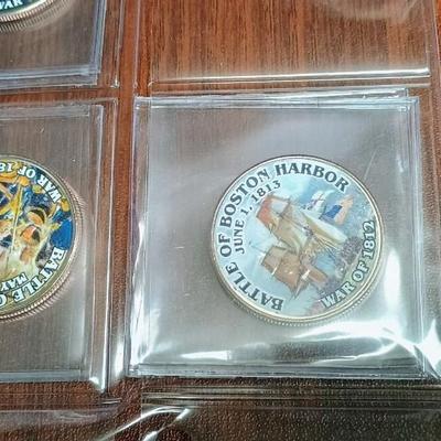 "THE WAR OF 1812" COLORIZED KENNEDY HALF DOLLARS
