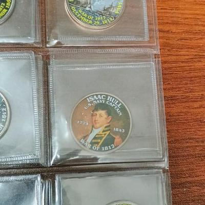 "THE WAR OF 1812" COLORIZED KENNEDY HALF DOLLARS