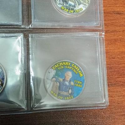 "THE WAR OF 1812" COLORIZED KENNEDY HALF DOLLARS