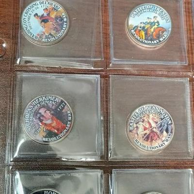 "THE AMERICAN REVOLUTION" COLORIZED KENNEDY HALF DOLLARS