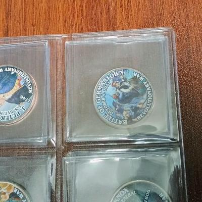 "THE AMERICAN REVOLUTION" COLORIZED KENNEDY HALF DOLLARS