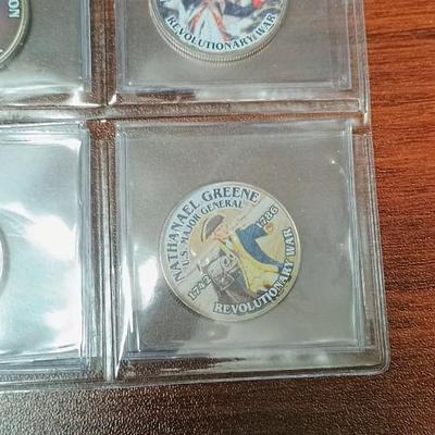 "THE AMERICAN REVOLUTION" COLORIZED KENNEDY HALF DOLLARS