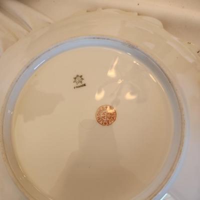 Antique Limoges Gold Edged Plates