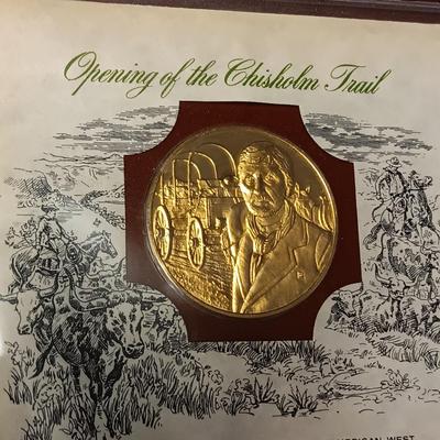 HISTORY OF THE WEST VOL 5 - 24K OVER STERLING SILVER