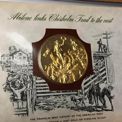 HISTORY OF THE WEST VOL 5 - 24K OVER STERLING SILVER