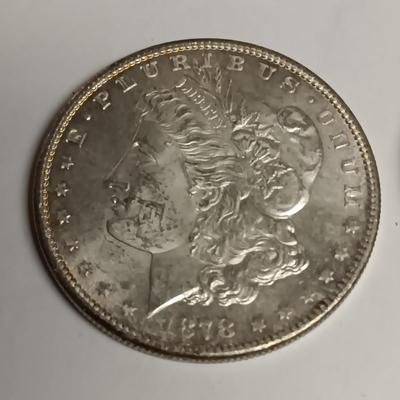1878 & 1878-S MORGAN SILVER DOLLARS