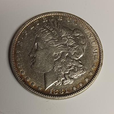 1880-O & 1881 MORGAN SILVER DOLLARS
