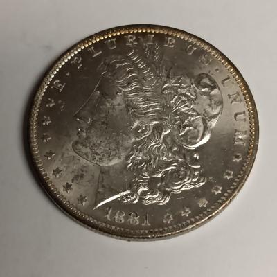 1880 & 1881-O MORGAN SILVER DOLLARS