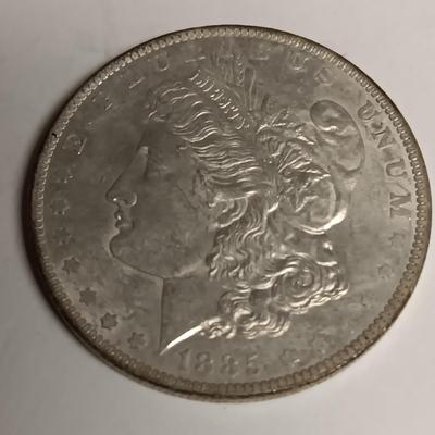 1884-O & 1885-O MORGAN SILVER DOLLARS