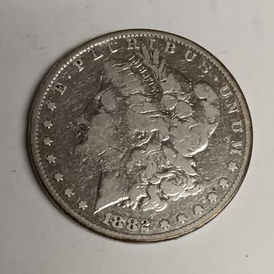1879-CC & 1882 MORGAN SILVER DOLLARS