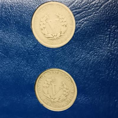PARTIAL BOOK OF LIBERTY NICKELS