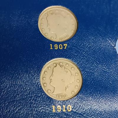 PARTIAL BOOK OF LIBERTY NICKELS