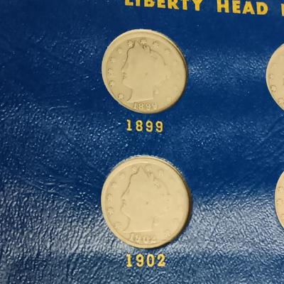 PARTIAL BOOK OF LIBERTY NICKELS