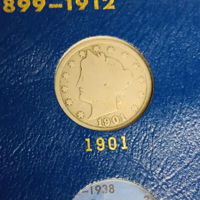 PARTIAL BOOK OF LIBERTY NICKELS