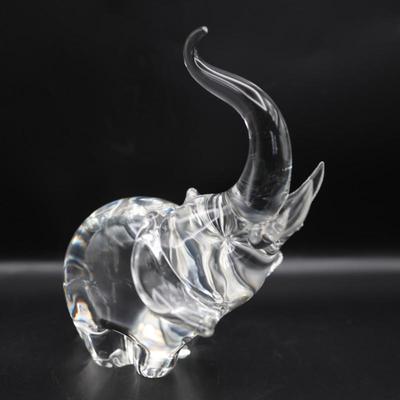 STEUBEN Elephant by Steuben Glass