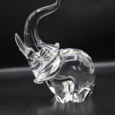 STEUBEN Elephant by Steuben Glass