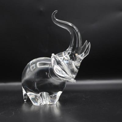 STEUBEN Elephant by Steuben Glass