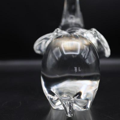 STEUBEN Elephant by Steuben Glass