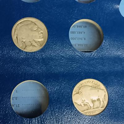 PARTIAL BOOK OF BUFFALO NICKELS