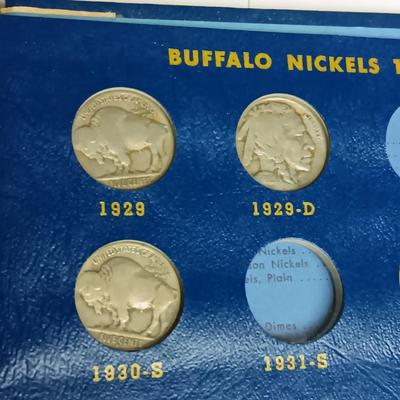 PARTIAL BOOK OF BUFFALO NICKELS