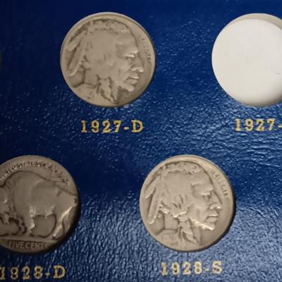 PARTIAL BOOK OF BUFFALO NICKELS
